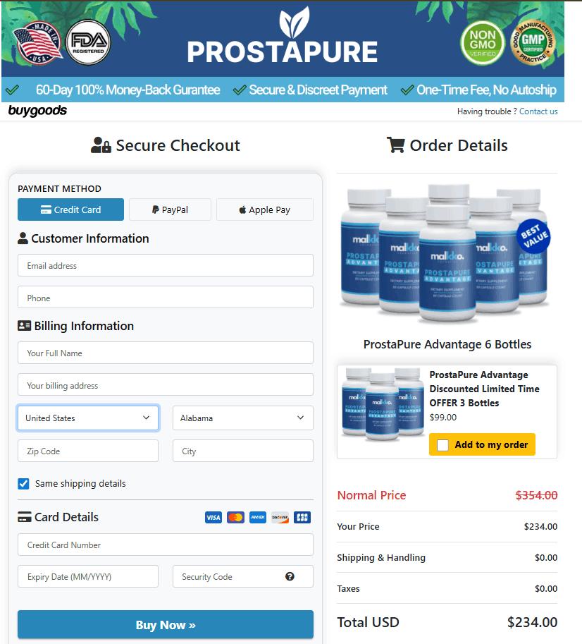 prostapure-order-page